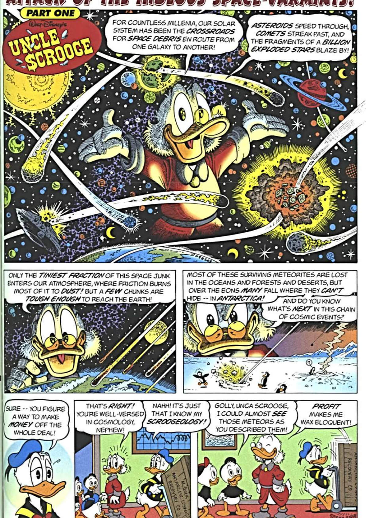Attack Of The Hideous Space-Varmints! first page